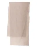 N.Peal dip-dye cashmere scarf - Brown