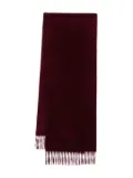 N.Peal woven scarf - Red