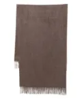 N.Peal cashmere woven shawl - Brown