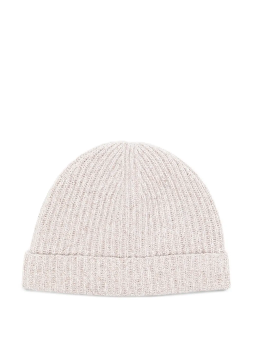 N.Peal cashmere ribbed hat | Neutrals | Image 1