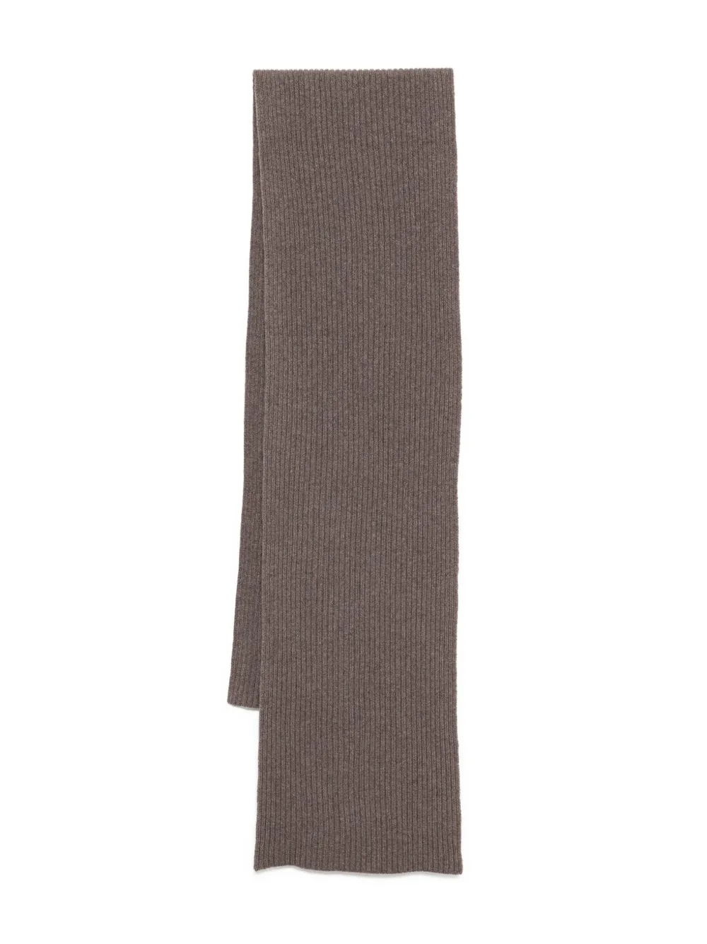 N.Peal ribbed scarf | Brown | Image 1