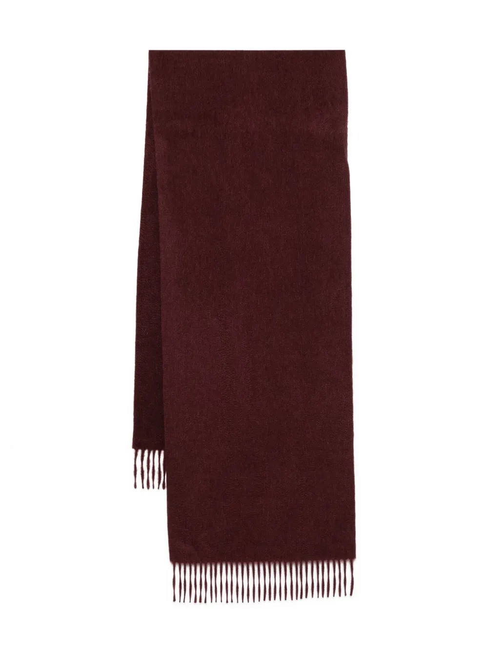 N.Peal large woven scarf | Red | Image 1