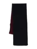 N.Peal two-tone cashmere scarf - Blue