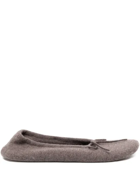 N.Peal slip-on cashmere slippers