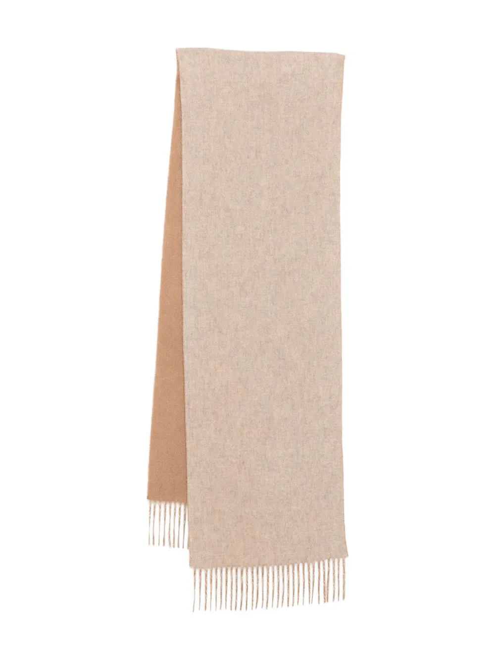 N.Peal doubleface woven scarf | Neutrals | Image 1