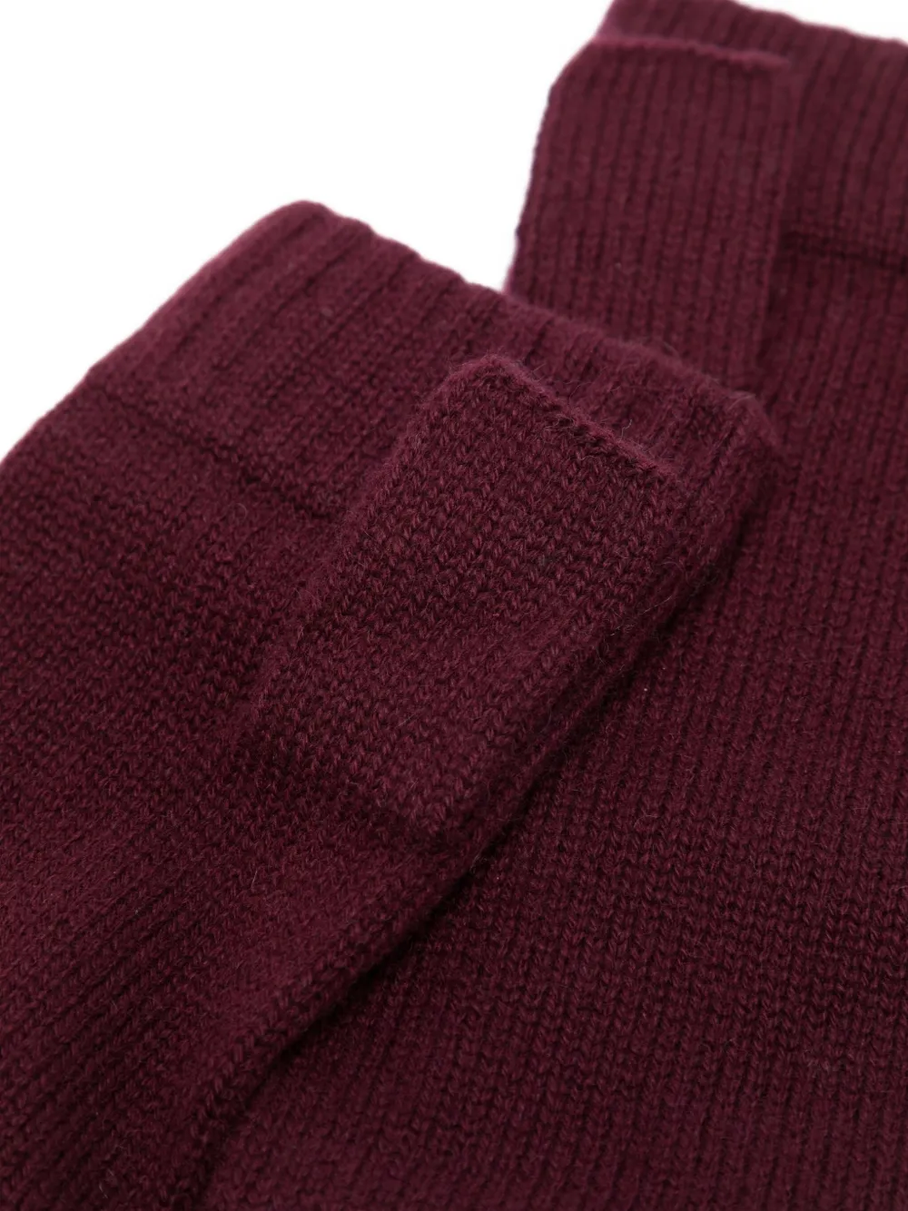 N.Peal Vingerloze handschoenen - Rood