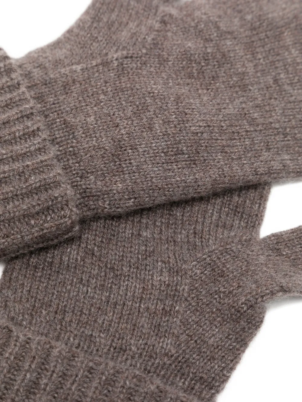 N.Peal Kasjmier handschoenen - Bruin
