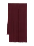 N.Peal pashmina stole - Red