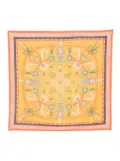 N.Peal printed foulard - Yellow