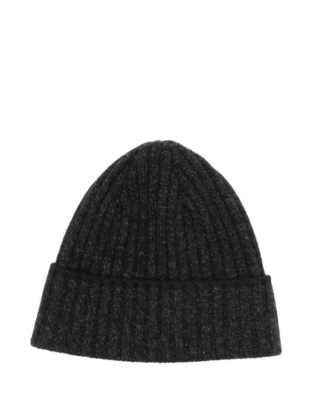 N.Peal ribbed cashmere hat | Black | Image 1