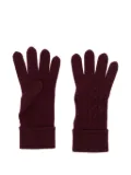 N.Peal Cable gloves - Red