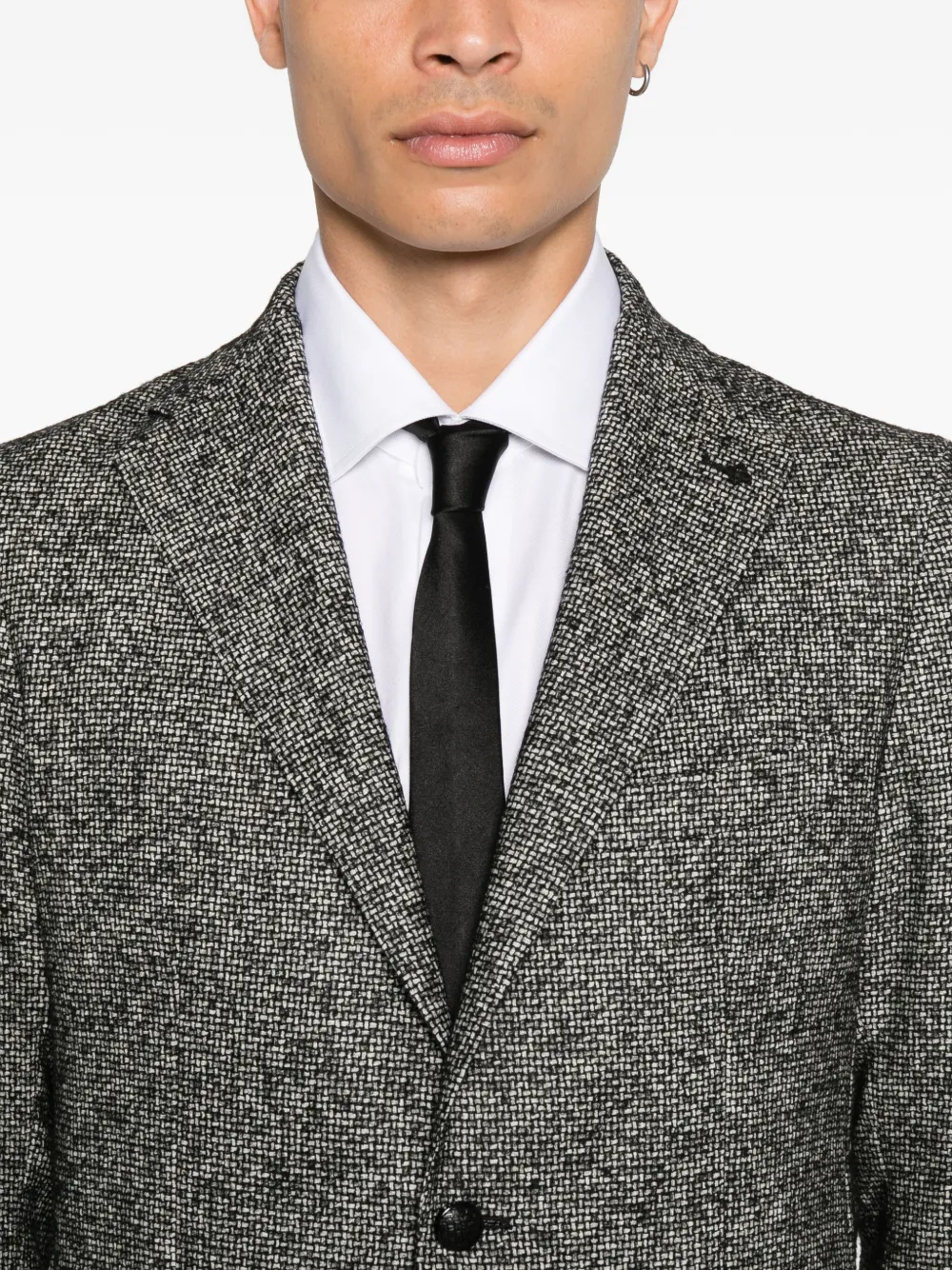 Tagliatore Blazer met twee knopen en textuur Zwart