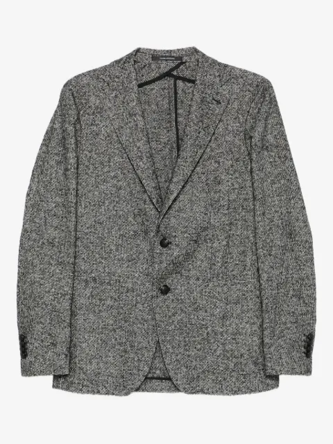 Tagliatore textured two-button blazer