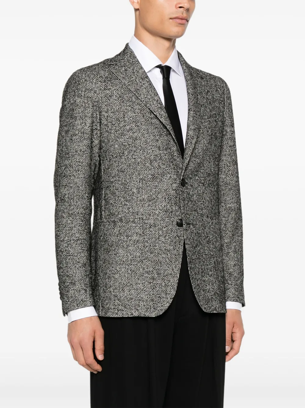 Tagliatore Blazer met twee knopen en textuur Zwart
