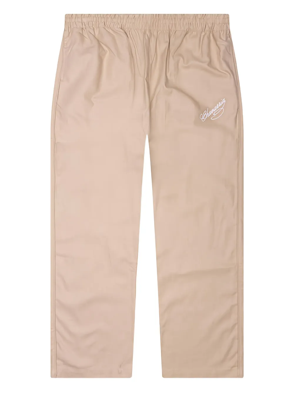 Willy Chavarria embroidered elasticated trousers | Neutrals | Image 1