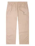 Willy Chavarria embroidered elasticated trousers - Neutrals