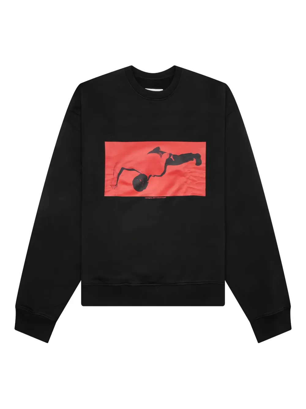 D-R-G-N graphic-print sweater - ブラック D-R-G-N graphic-print sweater - ブラック