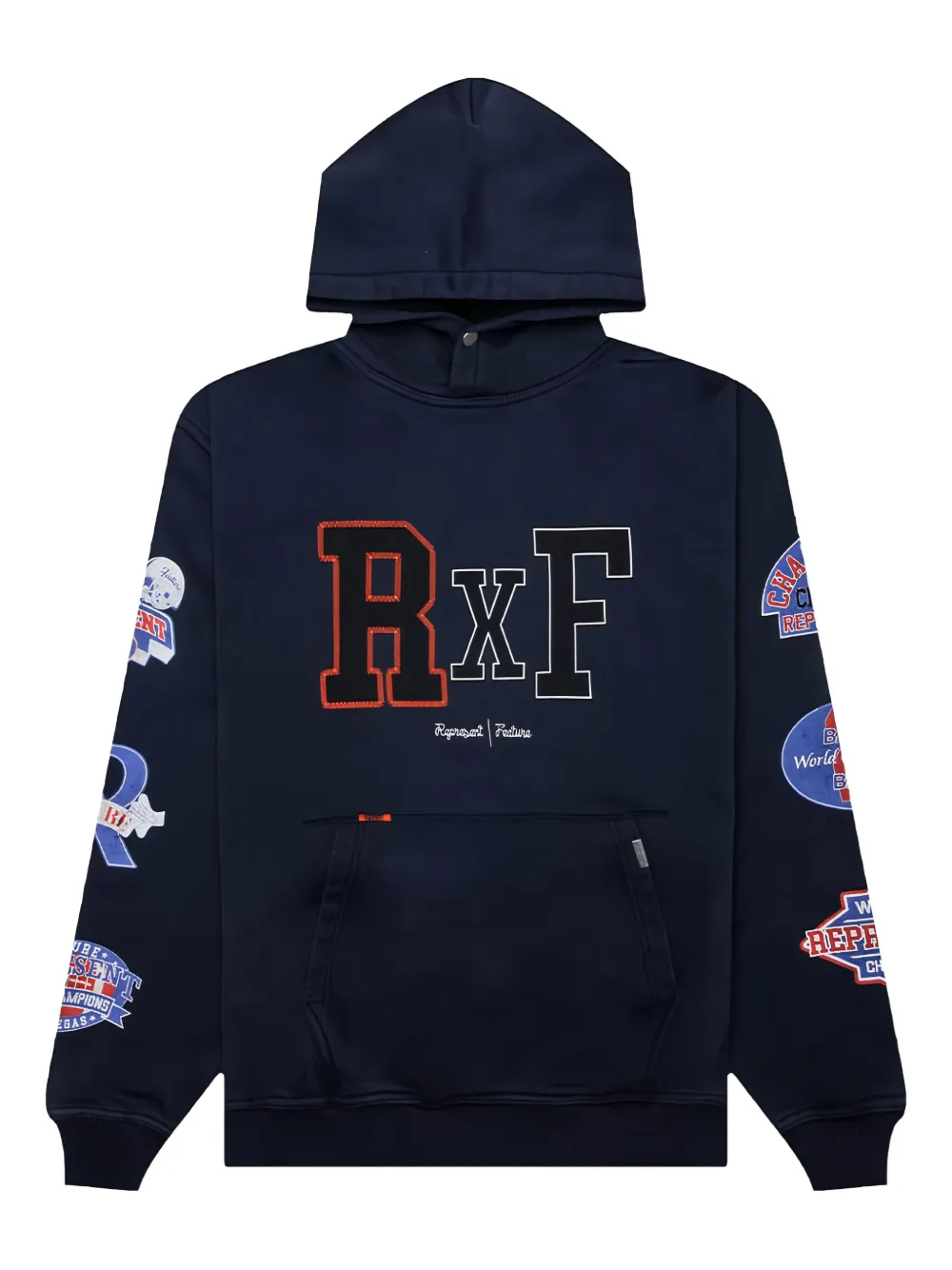 Represent Katoenen hoodie Blauw