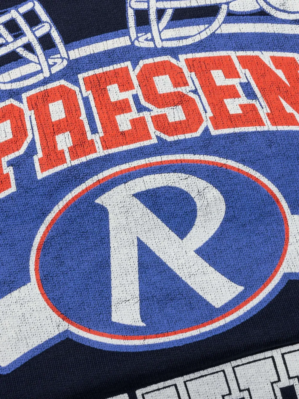 Represent Katoenen hoodie Blauw