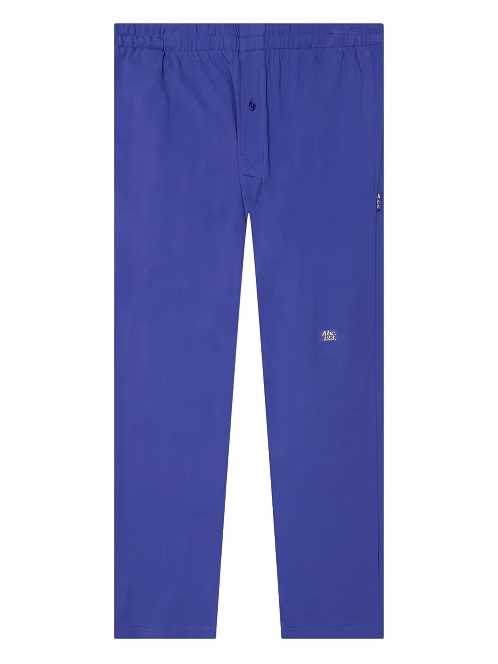 Advisory Board Crystals Broek met elastische taille en logopatch Blauw