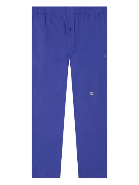 Advisory Board Crystals elasticated-waist logo-patch trousers