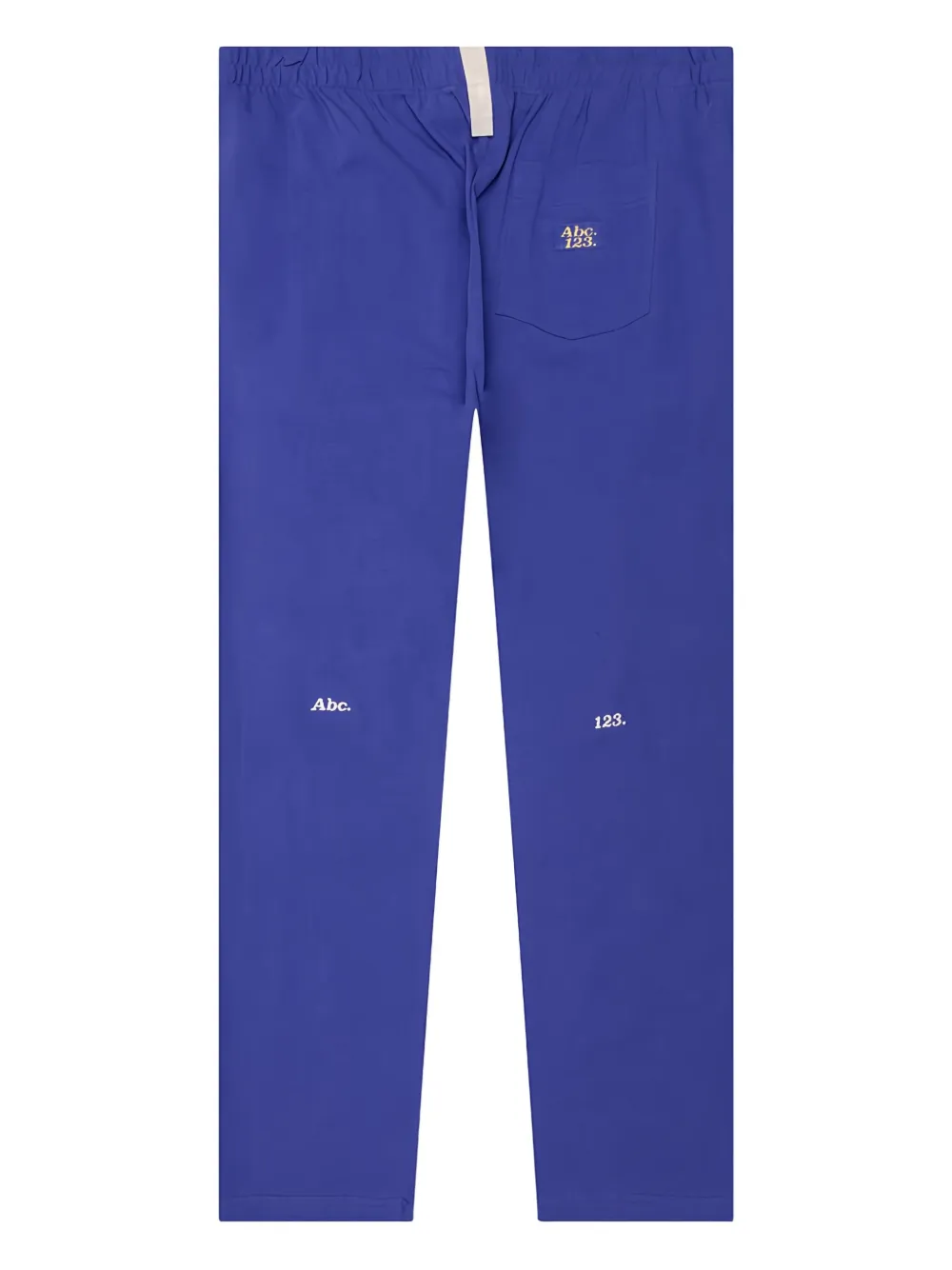 Advisory Board Crystals Broek met elastische taille en logopatch Blauw