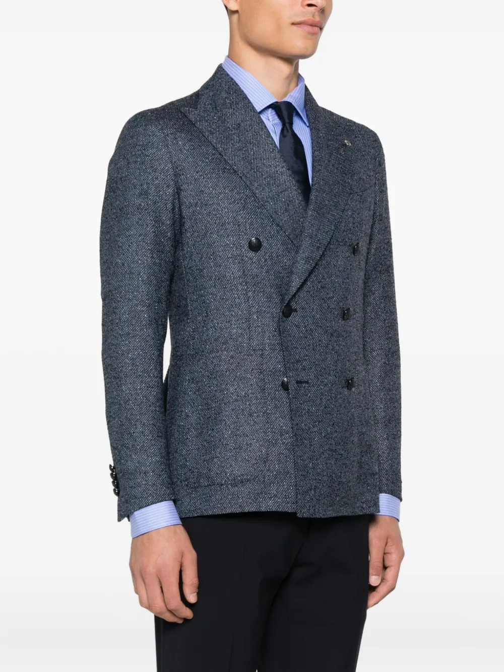 Tagliatore Blazer met dubbele rij knopen Blauw