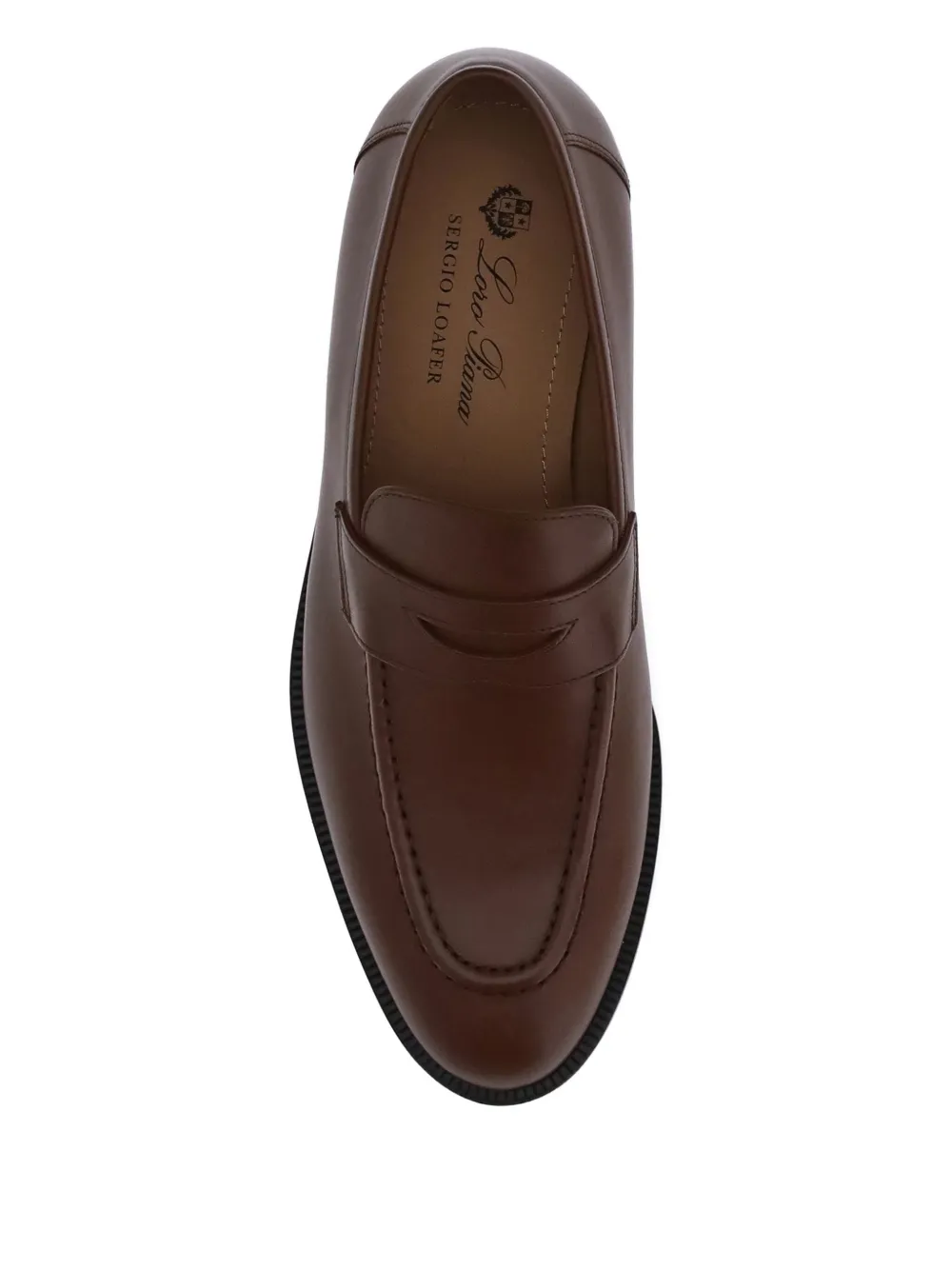 Loro Piana moccasin-stitched loafers - Bruin