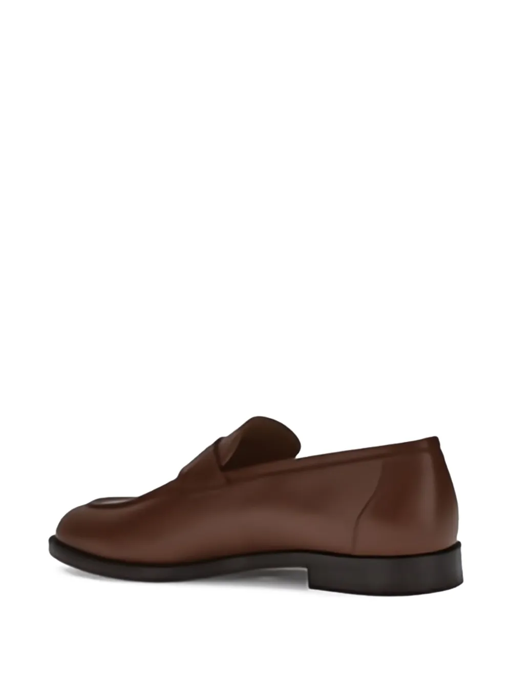 Loro Piana moccasin-stitched loafers Brown