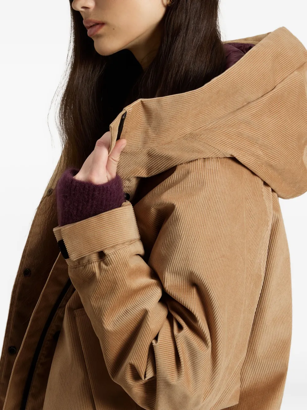 Woolrich Ribfluwelen jack Beige