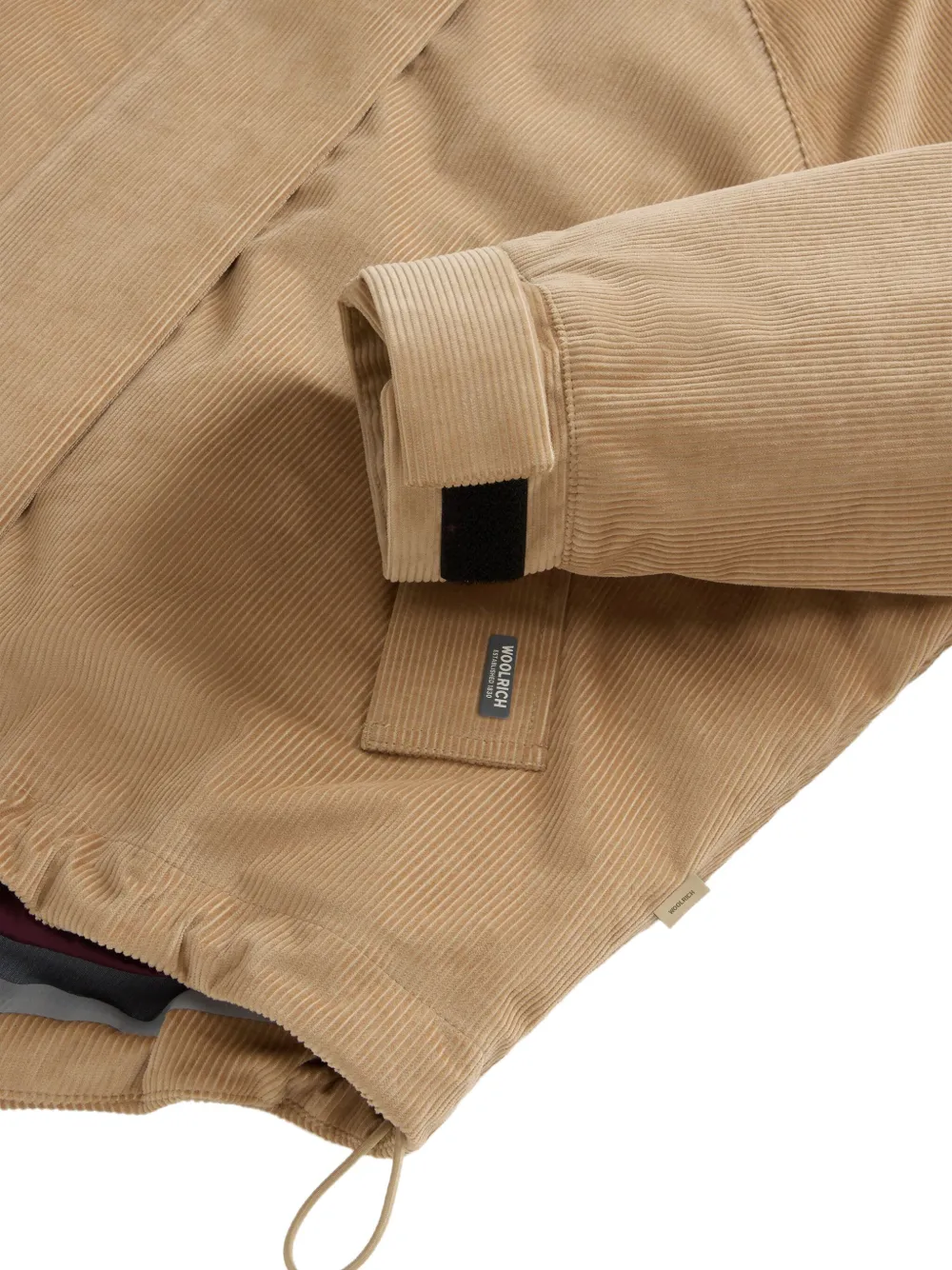 Woolrich Ribfluwelen jack Beige