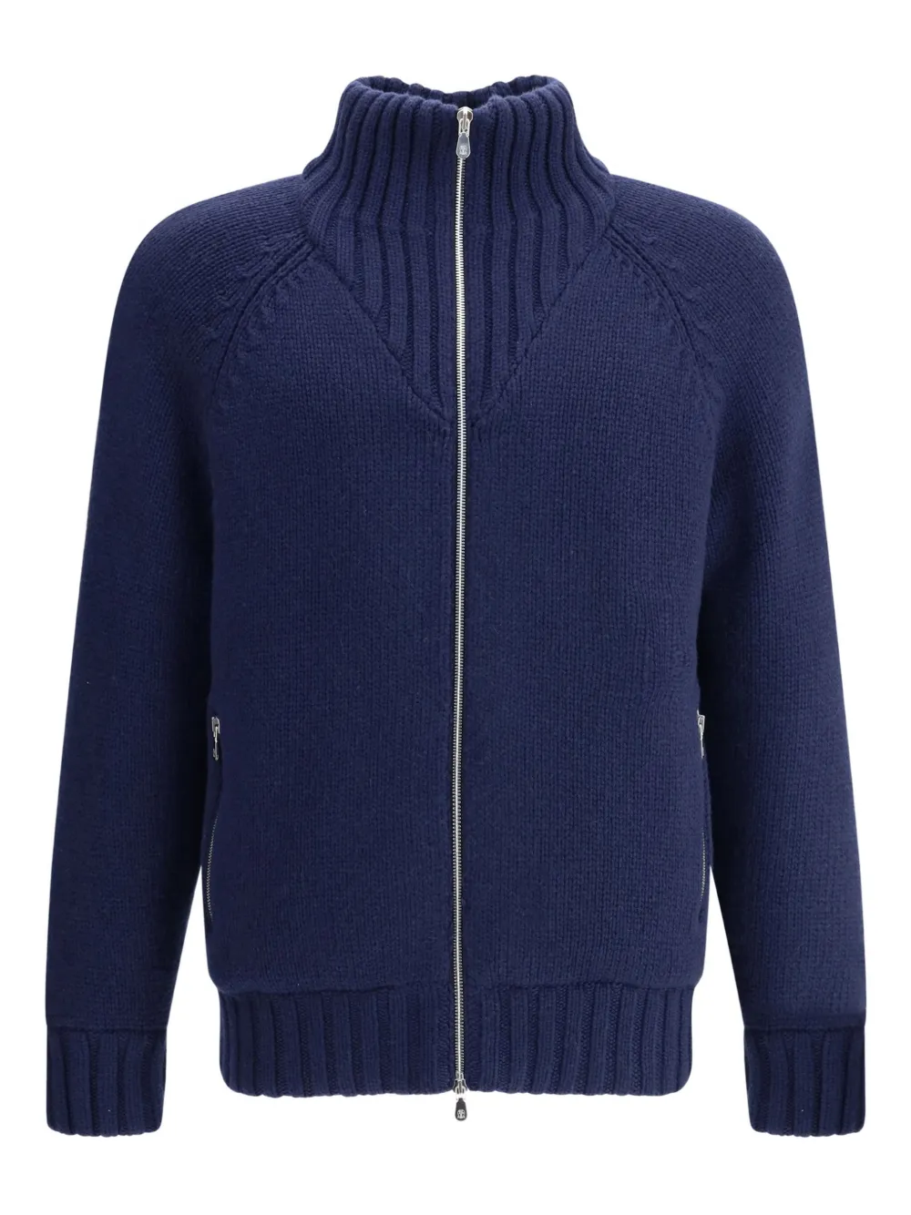 Brunello Cucinelli high-neck zip-front cashmere jacket CTF15