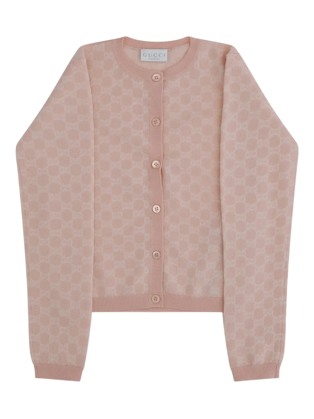 Gucci Kids Vest met GG-patroon en knopen Roze