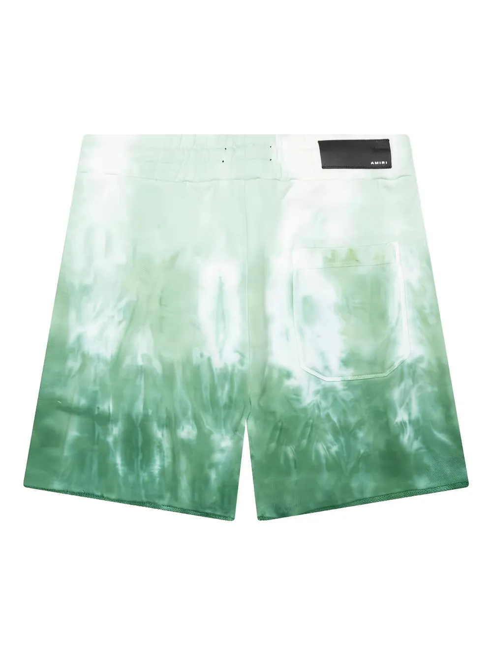 AMIRI Shorts met tie-dye print en logo Groen