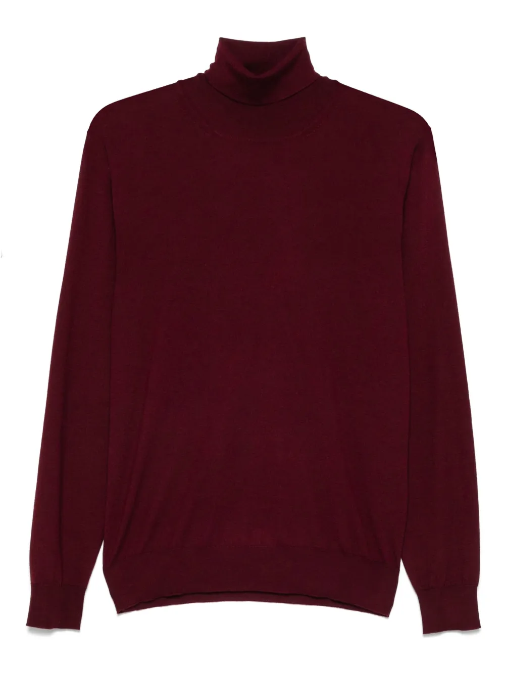 Fedeli roll-neck long-sleeve top - レッド Fedeli roll-neck long-sleeve top - レッド