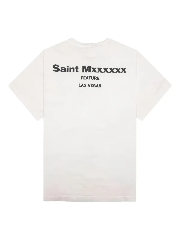 SAINT MXXXXXX x Saint Michael Saint Bowl T-shirt | White | FARFETCH