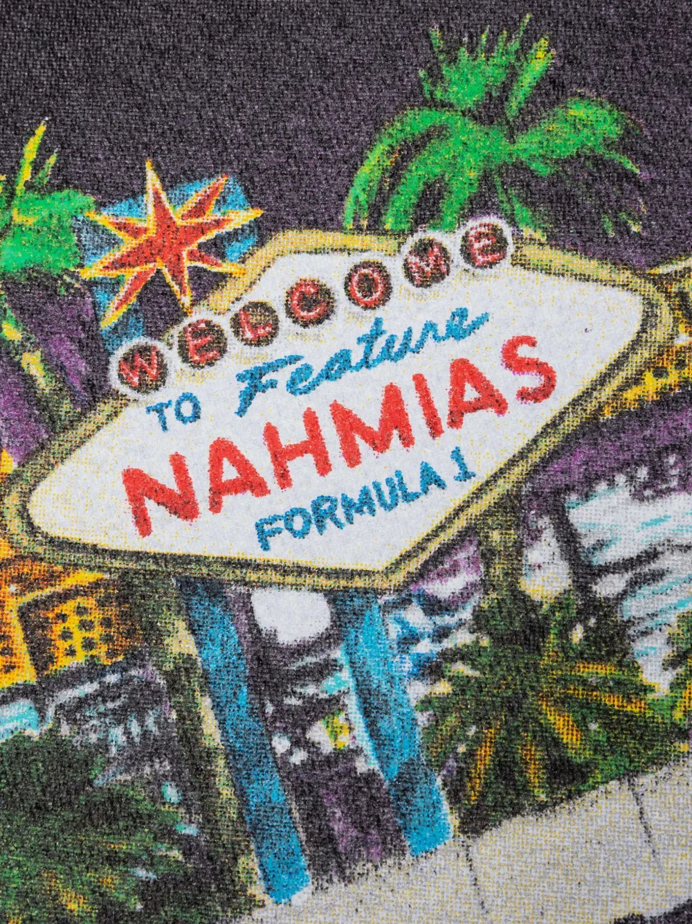 Nahmias Hoodie met logoprint Zwart