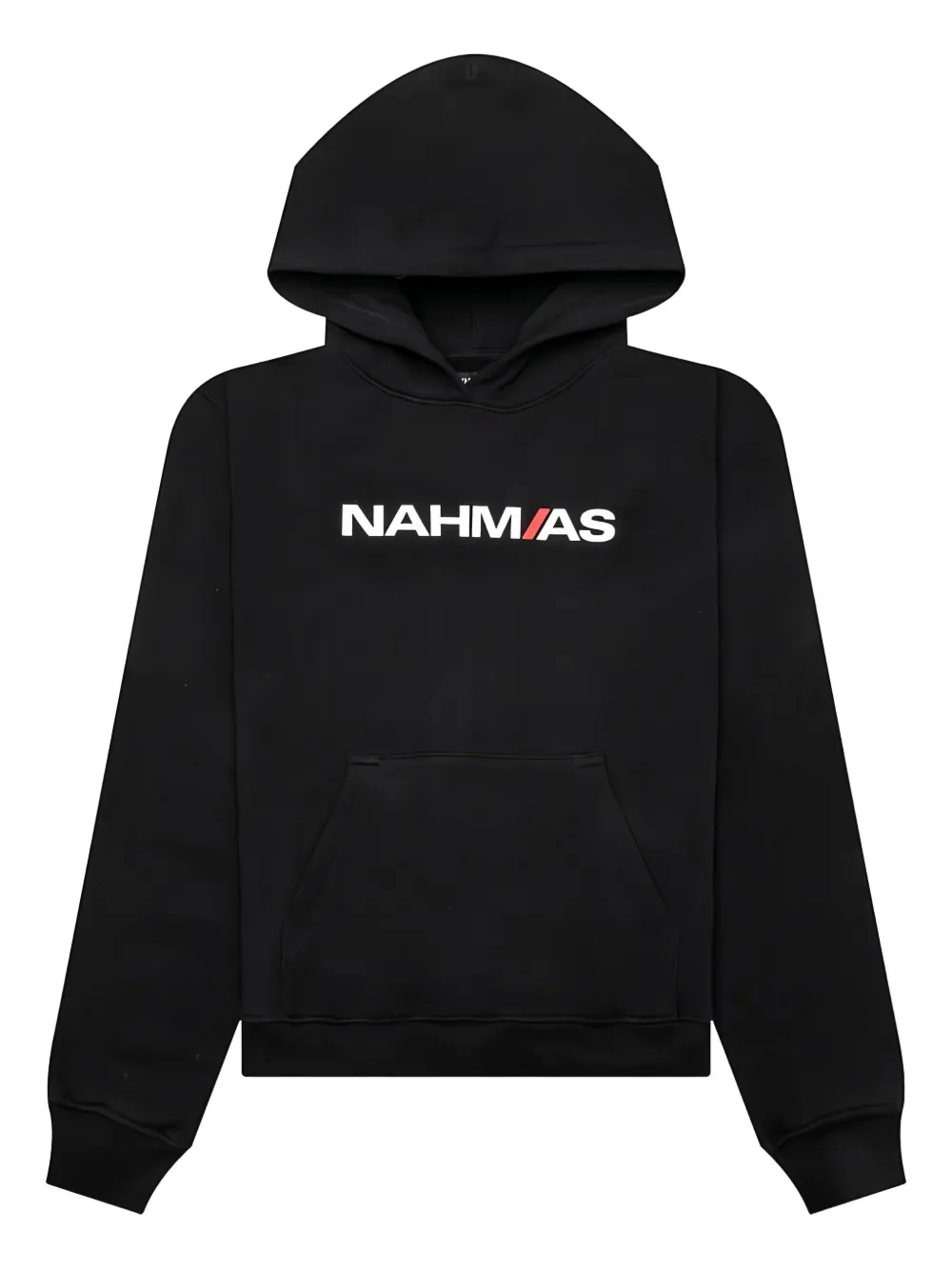 Nahmias logo-print hoodie - ブラック Nahmias logo-print hoodie - ブラック