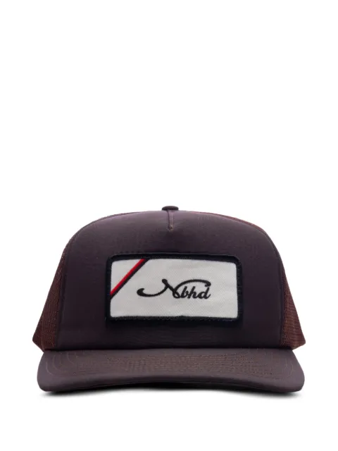 Neighborhood logo-patch baseball cap