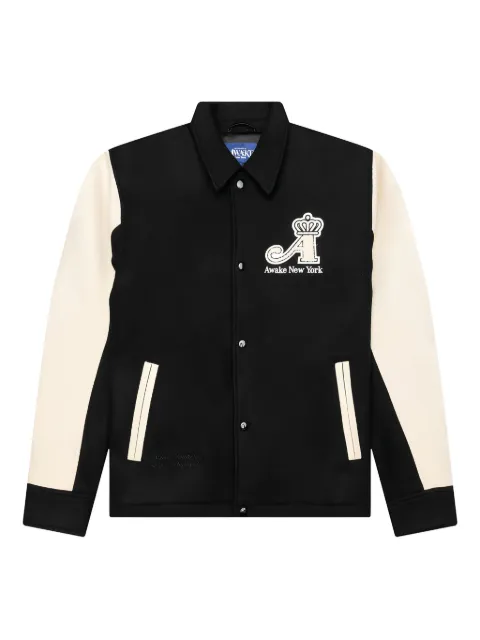 Awake NY panelled bomber jacket