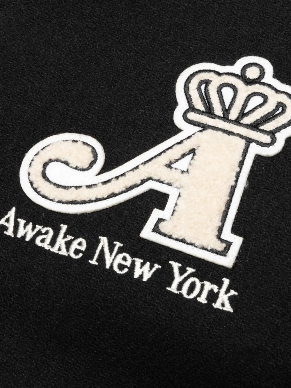 Awake NY Bomberjack met vlakken Zwart