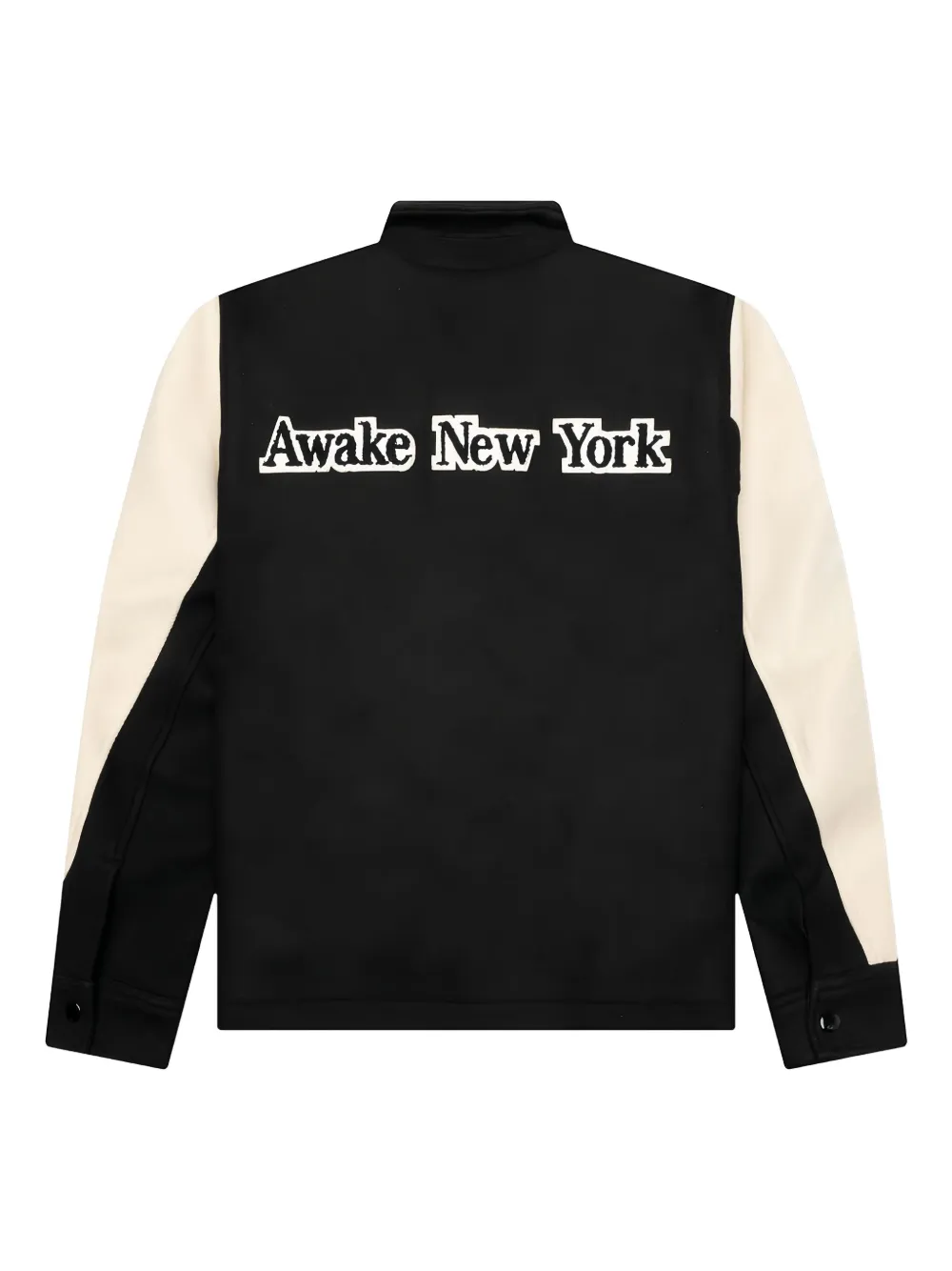 Awake NY Bomberjack met vlakken Zwart