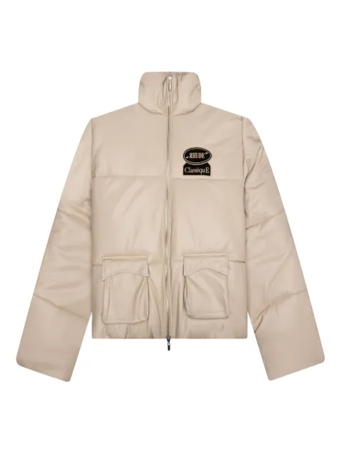 RHUDE embroidered puffer jacket