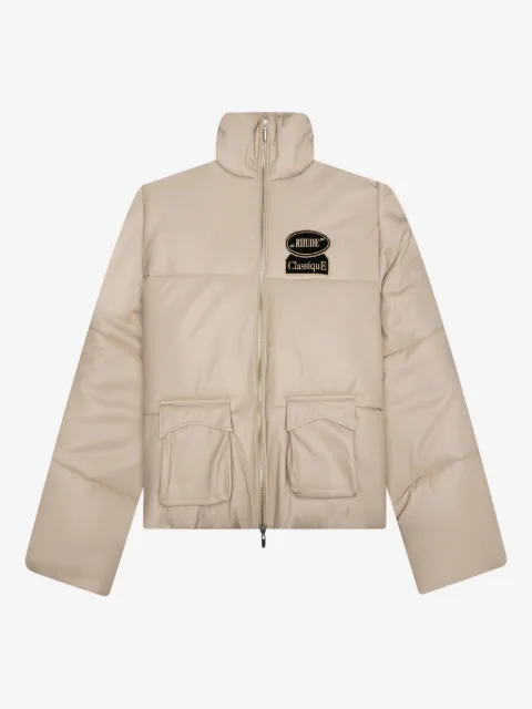 RHUDE embroidered puffer jacket