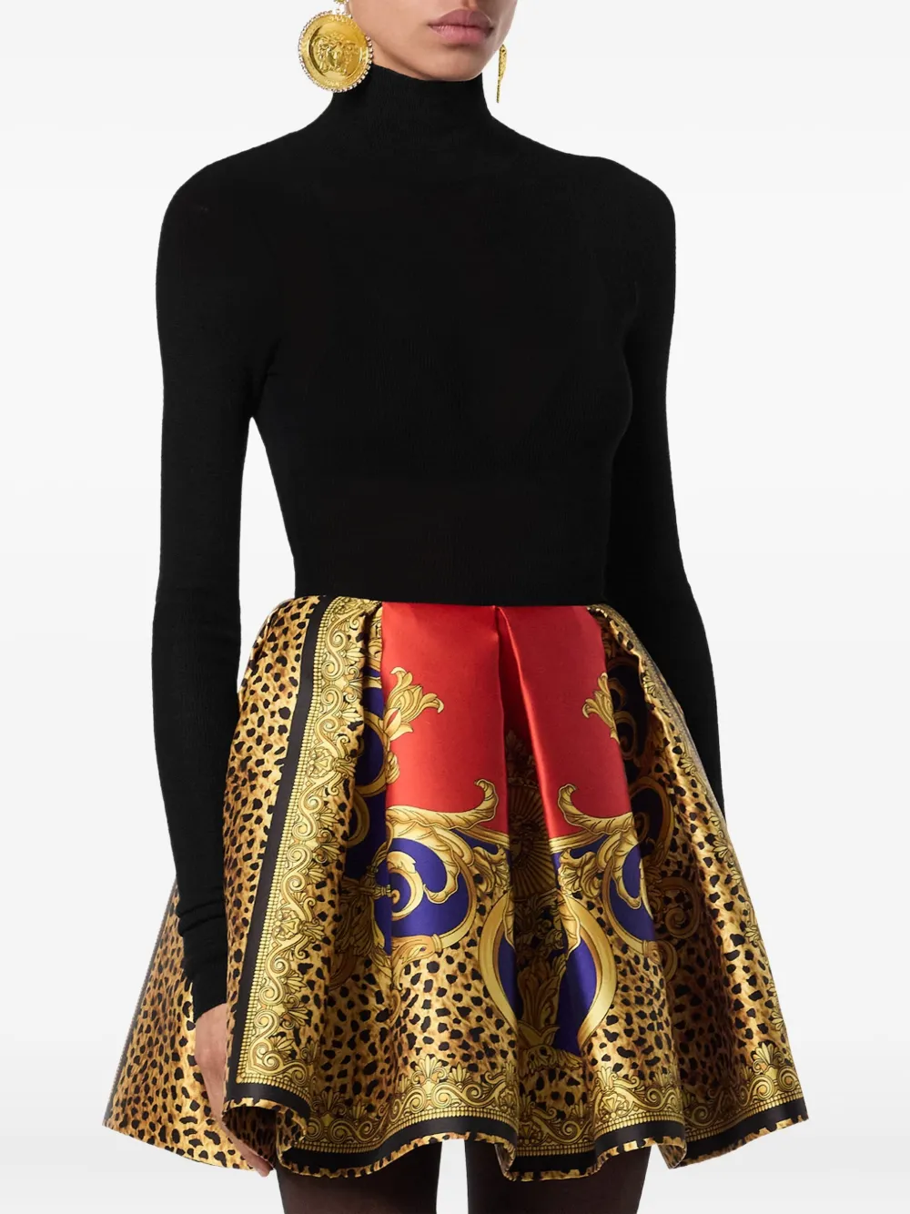 Versace Trui van scheerwol Zwart