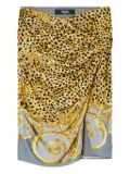 Versace draped midi skirt - Yellow