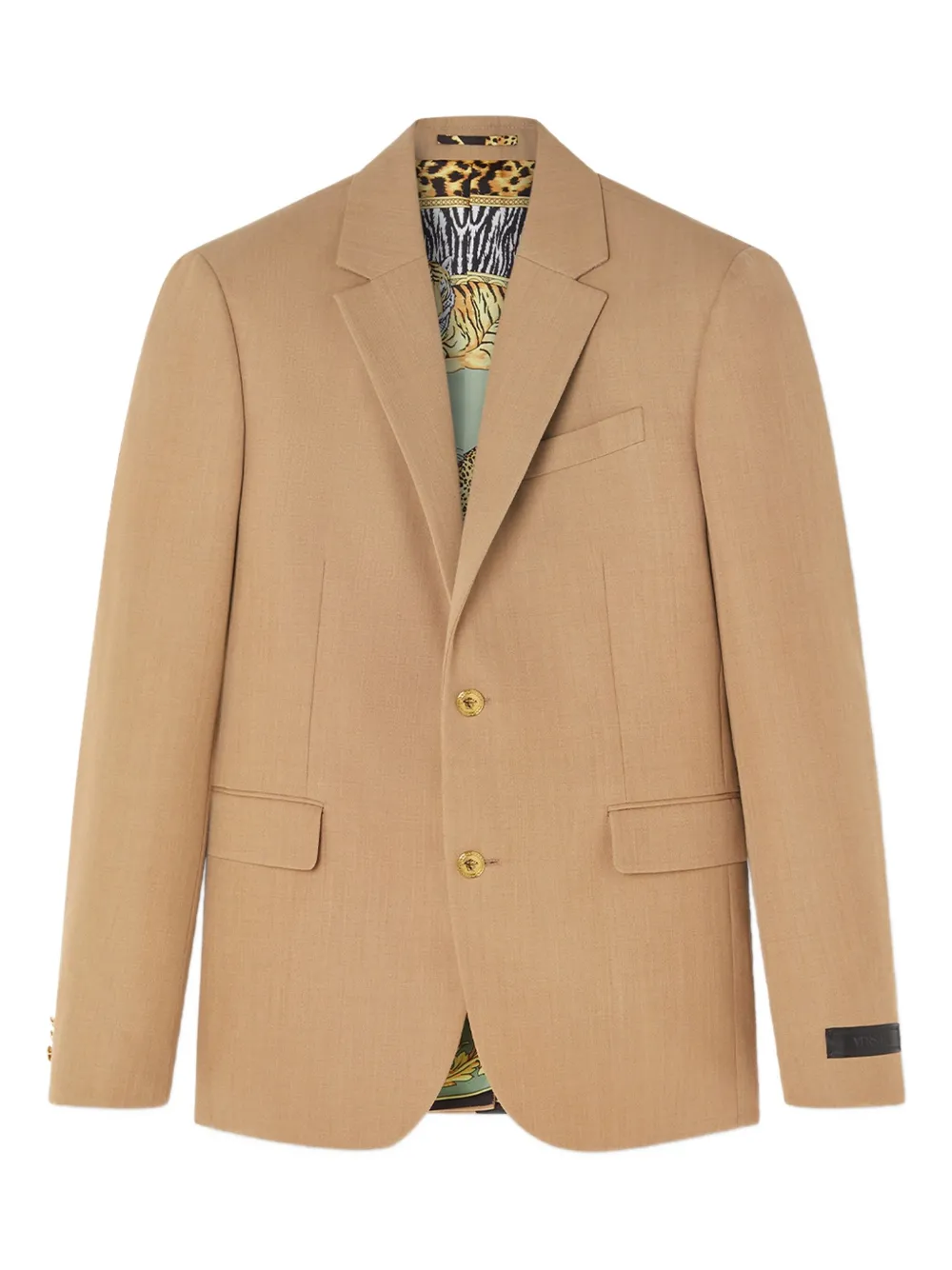 Versace single-breasted blazer | Neutrals | Image 1