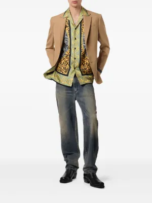 VERSACE ストライプ テーラードジャケット M VERSACE ストライプ テーラードジャケット M ジャケット・アウター