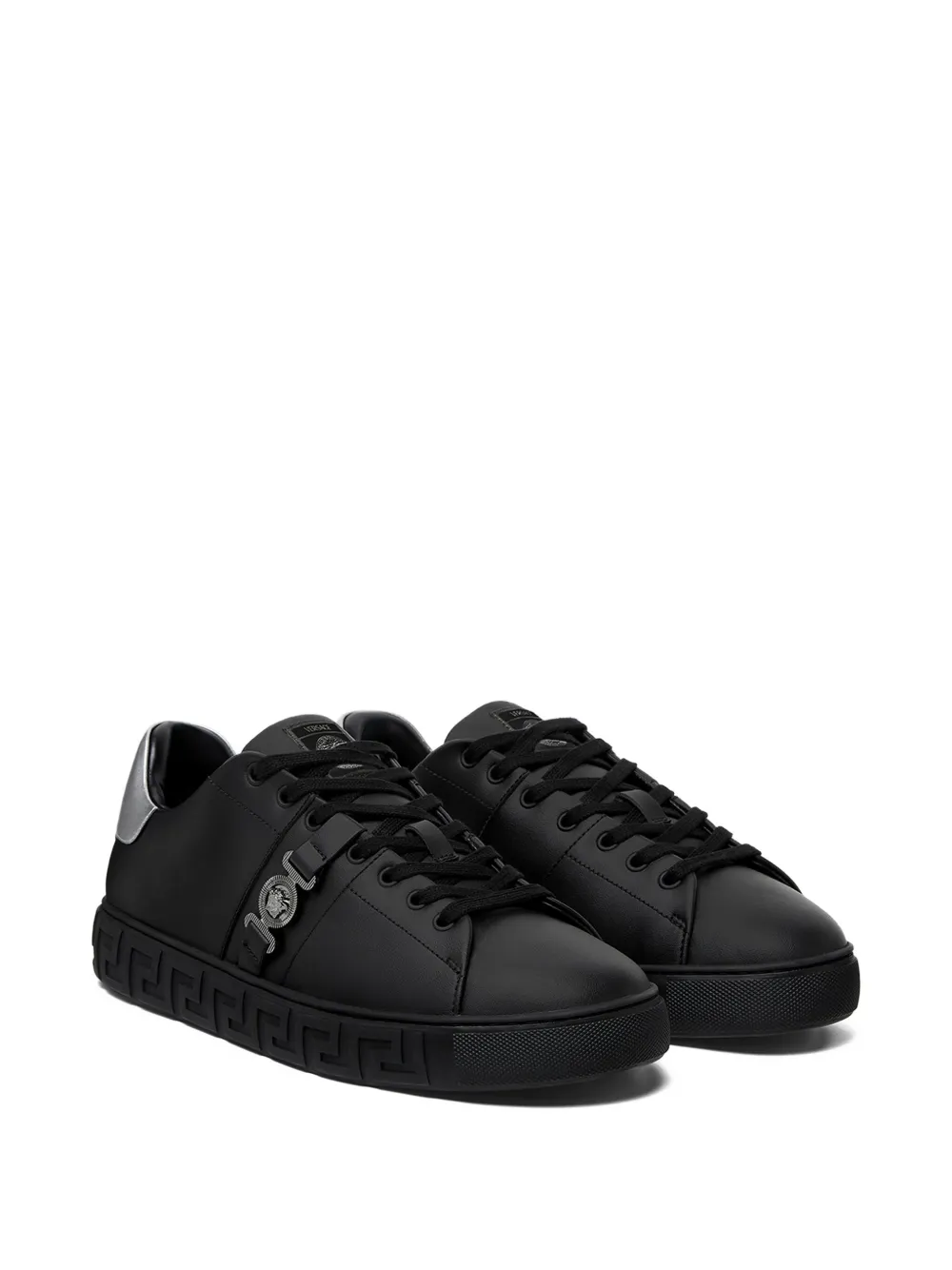 Versace Greca La Medusa-embellished sneakers Black