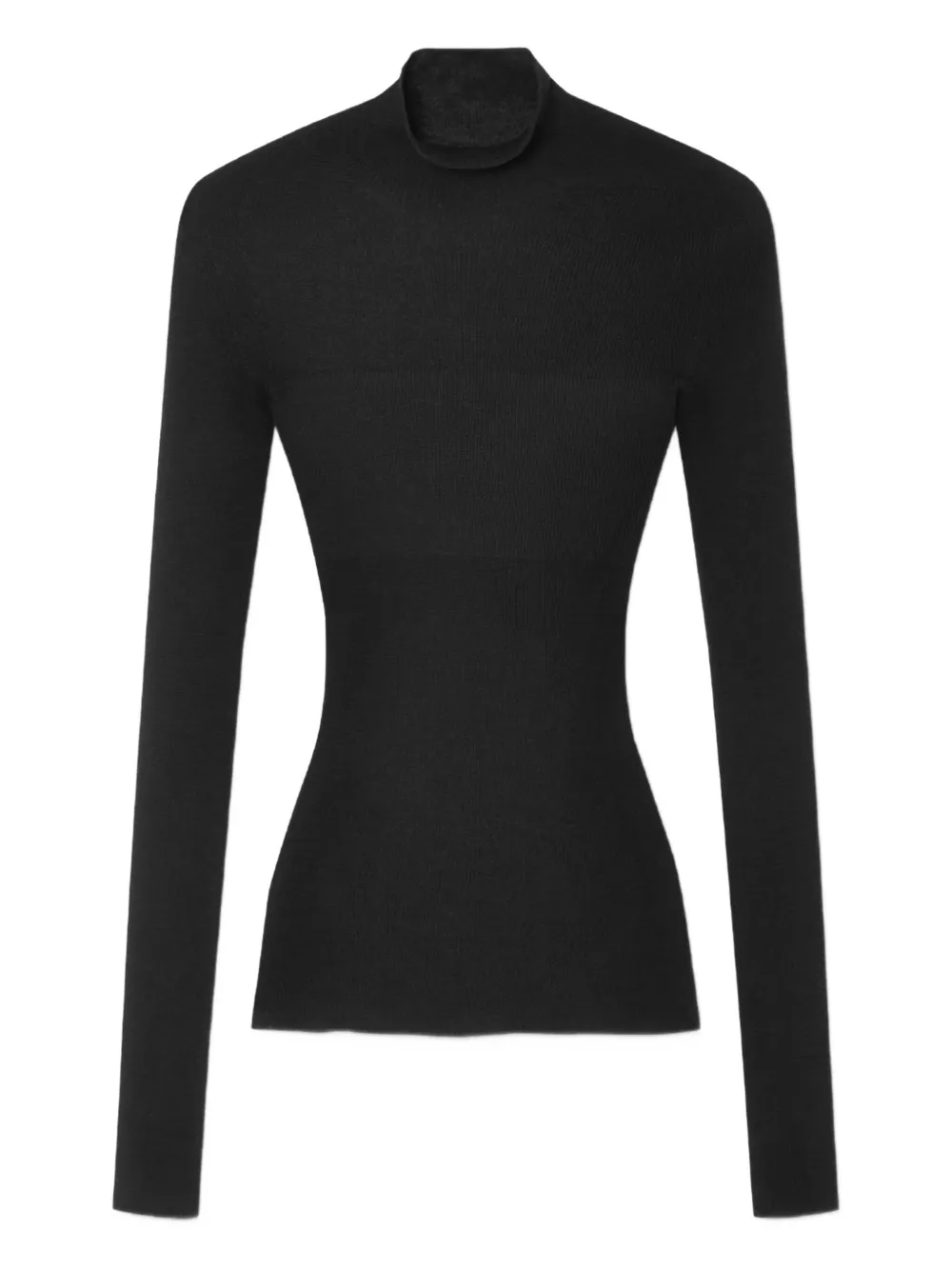 Versace Ribgebreide trui Zwart